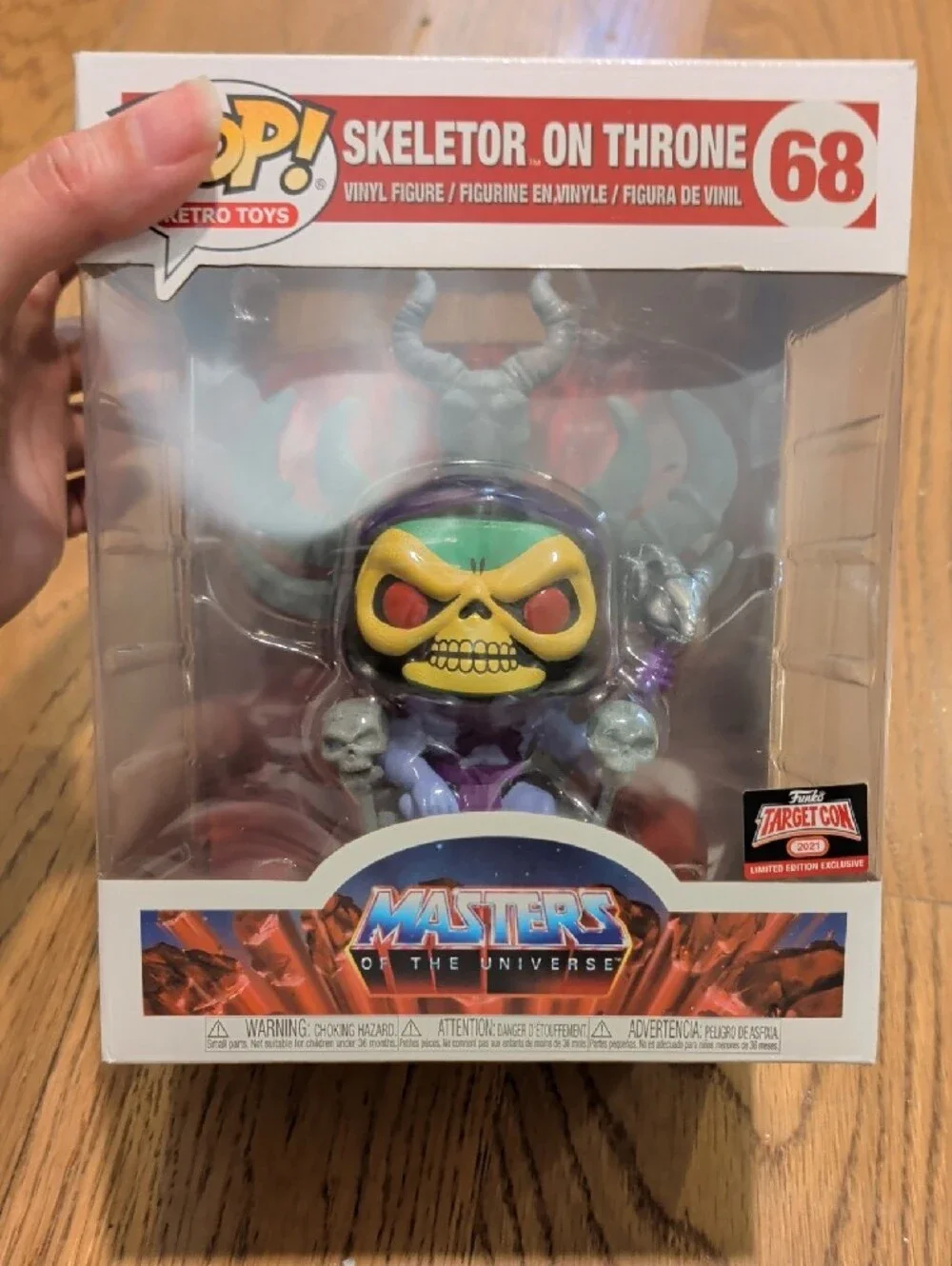 NWT Funko Pop! Masters of the Universe Skeletor and Darth Vader